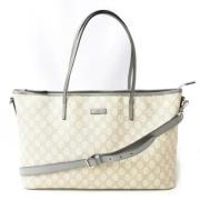 Pre-owned Canvas gucci-bags Gucci Vintage , Beige , Dames