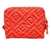 Pre-owned Fabric clutches Fendi Vintage , Red , Dames