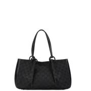 Pre-owned Leather gucci-bags Gucci Vintage , Black , Dames