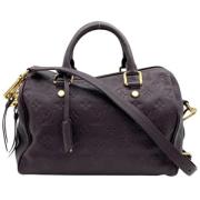 Pre-owned Leather louis-vuitton-bags Louis Vuitton Vintage , Purple , ...