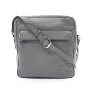 Pre-owned Leather gucci-bags Gucci Vintage , Gray , Dames