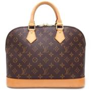 Pre-owned Fabric louis-vuitton-bags Louis Vuitton Vintage , Brown , Da...