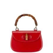 Pre-owned Leather gucci-bags Gucci Vintage , Red , Dames