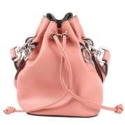 Pre-owned Leather handbags Fendi Vintage , Pink , Dames