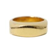 Pre-owned Metal rings Celine Vintage , Yellow , Dames