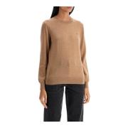 Lichtgewicht Wol Crewneck Pullover A.p.c. , Beige , Dames