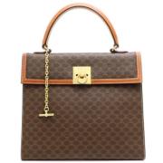 Pre-owned Coated canvas celine-bags Celine Vintage , Brown , Dames