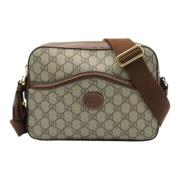 Pre-owned Canvas gucci-bags Gucci Vintage , Beige , Dames