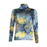 Rolcol Lange Mouw Top Roberto sarto , Blue , Dames