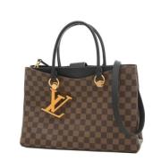 Pre-owned Canvas louis-vuitton-bags Louis Vuitton Vintage , Brown , Da...