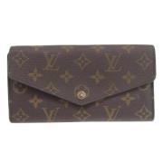 Pre-owned Canvas wallets Louis Vuitton Vintage , Brown , Dames