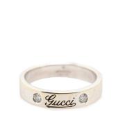 Pre-owned White Gold rings Gucci Vintage , White , Dames