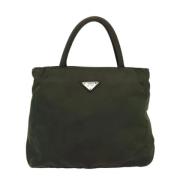 Pre-owned Fabric prada-bags Prada Vintage , Green , Dames