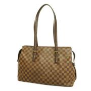 Pre-owned Canvas louis-vuitton-bags Louis Vuitton Vintage , Brown , Da...