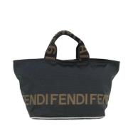 Pre-owned Canvas fendi-bags Fendi Vintage , Black , Dames