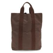 Pre-owned Canvas totes Hermès Vintage , Brown , Dames