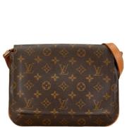 Pre-owned Canvas louis-vuitton-bags Louis Vuitton Vintage , Brown , Da...