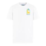 Kleurrijk Bedrukt T-shirt Casablanca , White , Heren