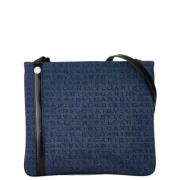 Pre-owned Denim shoulder-bags Bvlgari Vintage , Blue , Dames