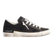 Zwarte leren Paris sneakers Philippe Model , Black , Dames