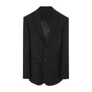 Zwarte Oversized Blazer Wardrobe.nyc , Black , Dames