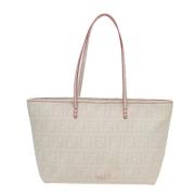 Pre-owned Canvas totes Fendi Vintage , White , Dames