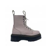 Tortora Plateau Enkellaarzen met Rits Dr. Martens , Beige , Dames