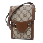 Pre-owned Plastic gucci-bags Gucci Vintage , Beige , Dames