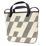 Pre-owned Canvas hermes-bags Hermès Vintage , Beige , Dames