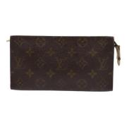 Pre-owned Canvas clutches Louis Vuitton Vintage , Brown , Dames