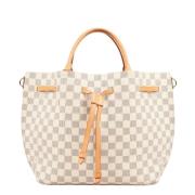 Pre-owned Leather handbags Louis Vuitton Vintage , Beige , Dames