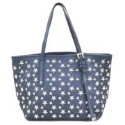 Pre-owned Leather totes Jimmy Choo Pre-owned , Blue , Dames