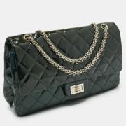 Pre-owned Leather chanel-bags Chanel Vintage , Blue , Dames