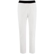 Imitatie Leren Elastische Taille Broek Ermanno Scervino , White , Dame...