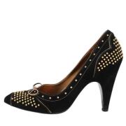 Pre-owned Suede heels Miu Miu Pre-owned , Black , Dames