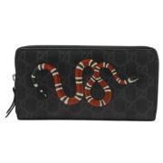 Pre-owned Plastic wallets Gucci Vintage , Black , Unisex