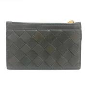 Pre-owned Leather wallets Bottega Veneta Vintage , Green , Dames