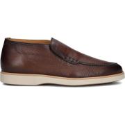 Bruin Leren Instappers Magnanni , Brown , Heren