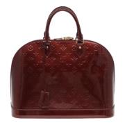 Pre-owned Leather louis-vuitton-bags Louis Vuitton Vintage , Red , Dam...