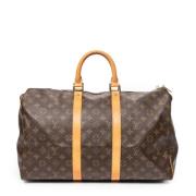 Pre-owned Coated canvas handbags Louis Vuitton Vintage , Brown , Dames