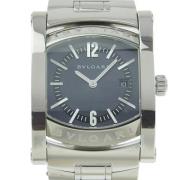 Pre-owned Stainless Steel watches Bvlgari Vintage , Blue , Heren