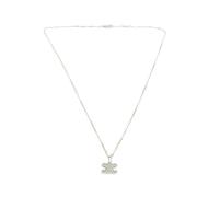 Pre-owned Metal necklaces Celine Vintage , Gray , Dames