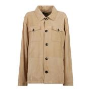 Buitenkant lamsvest voor mannen Kiton , Beige , Heren