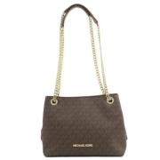 Pre-owned Plastic shoulder-bags Michael Kors Pre-owned , Brown , Dames