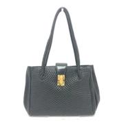 Pre-owned Leather totes Bally Pre-owned , Black , Dames