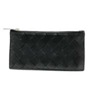 Pre-owned Leather home-office Bottega Veneta Vintage , Black , Dames