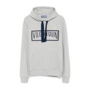 Grijze Katoenen Hoodie Sweater Vilebrequin , Gray , Heren