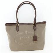 Pre-owned Canvas prada-bags Prada Vintage , Brown , Dames