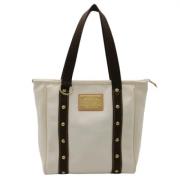 Pre-owned Canvas totes Louis Vuitton Vintage , Beige , Dames