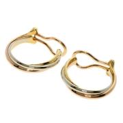 Pre-owned Rose Gold earrings Cartier Vintage , Yellow , Dames